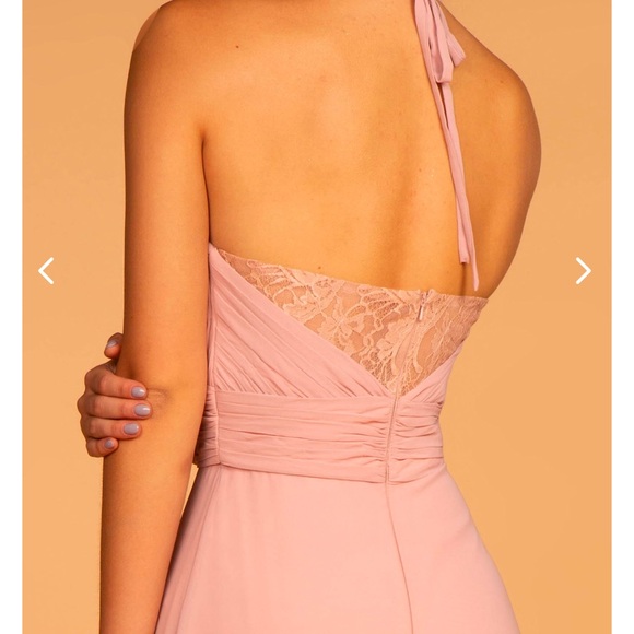 Chiffon/Bridesmaid/Wedding/2X/Maxi/Spag Strap/Zipper Closure/MSRP $130/NWT - Picture 4 of 17